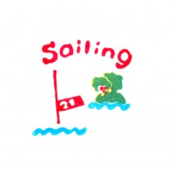 Pegatina Termo-Adhesiva - Sailing